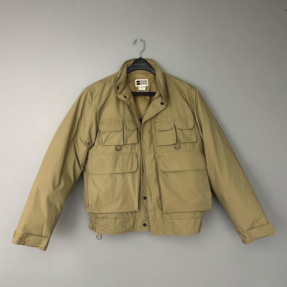 Vintage Down Puffer Cargo Jacket
